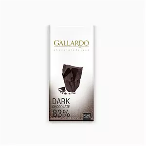 شکلات تلخ 83 درصد گالاردو (Gallardo) - 80 گرمی