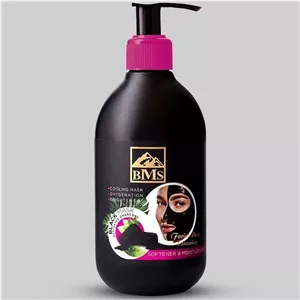 ماسک صورت و بدن زغال اکتیو بی ام اس مدل 7 در 1 حجم 300 میلیلیتر با خواص لایهبردار، ضد جوش، کوچککننده منافذ، آبرسان و ...