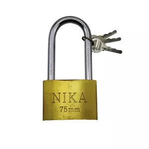 قفل آویز نیکا مدل بلند کد YP-75MM