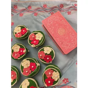 جا مهری گل بافتنی نوربافته