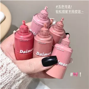 رژگونه مایع دکمه ای کریستالی DAIMANPU با فینیش طبیعی 6 رنگ