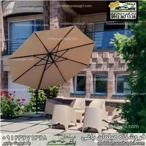 ست مبلمان باغی وچتر باغی