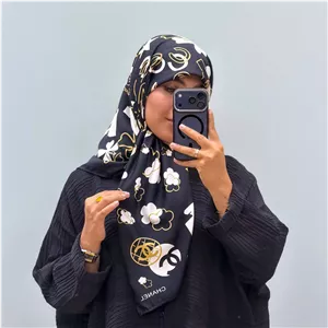 روسری ابریشم ژاکارد قواره 120 مستر کوالیتی RG12029