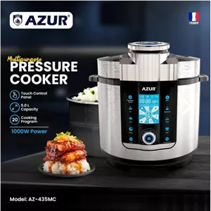پلوپز و زودپز هوشمند آزور مدل AZ-435MC ظرفیت 6 لیتر(هزینه ارسال پس کرایه و بعهده خریدار میباشد)