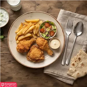ست 12 پارچه قاشق و چنگال استیل ریور مدل 8341