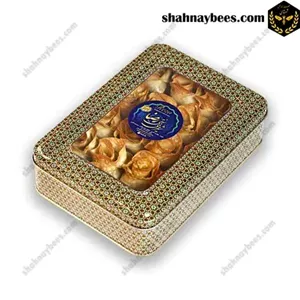 باقلوا گل رضا - ظرف فلزی