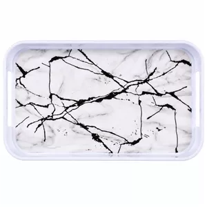 سینی دسته دار مهروز مدل 910 مرمر سایز 1833 سانتی متر ارسال پس کرایه 