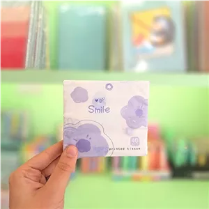 دستمال کاغذی جیبی طرحدار گل