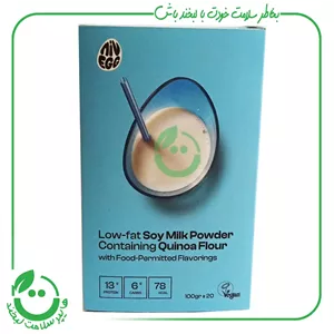 پودر شیر سویا کم چرب حاوی آرد کینوا نیواگ 100 گرم