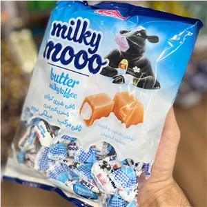 تافی مغزدار میلکی مو شیری 400 گرم 