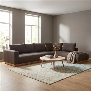 مبل ال شش نفره شاهان دکور مدل ال کارن کد 022