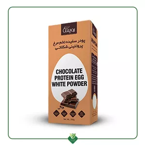 پودر سفیده تخم مرغ (بدن سازی) طعم شکلاتی برند رویسا 200 گرم 