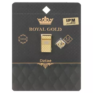 Data Plus Royal Gold USB3.2 Flash Memory - 32GB طلایی (گارانتی مادام العمر IPM)