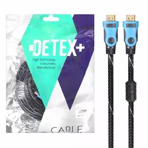 کابل 20 متری DETEX+ HDMI - مشکی