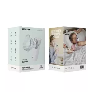 دستگاه بخور دارویی(نبولایزر) قابل حمل گرین لاین مدل GREEN LION Nebulizer Pro GNPORNEBPRWH