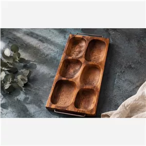 اردو خوری چوبی مزه خوری چوبی گردو یک تیکه