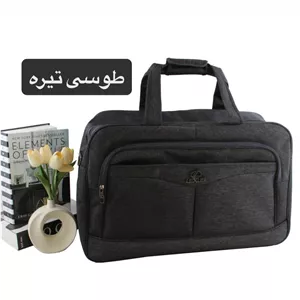 ساک ورزشی و اسپرت پارچه ای سه بند با ابعاد 53 در 34 سانتیمتر