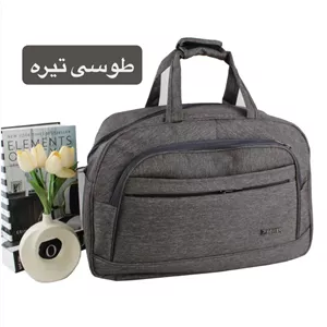 ساک ورزشی اسپرت پارچه ای زیپ دار بند بلند 3 بند 4 جیب بیرونی 1 جیب داخلی 60x38x20 سانتیمتر