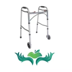 واکر چرخ دار تاشو با قابلیت تنظیم ارتفاع مجموعه دو عددی (عمده)