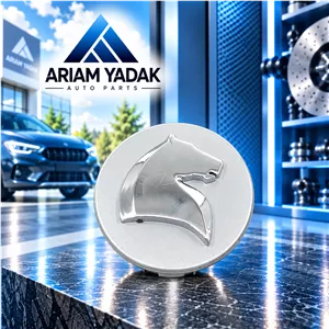 لوگو رینگ آلومینیومی ایساکو طرح رونال کله اسب برجسته سمند و دنا کد 1270301099