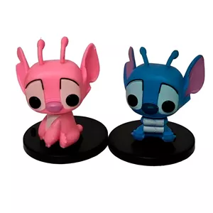 اکشن فیگور طرح Stitch &amp  Angel کد 1879 بسته 10 عددی