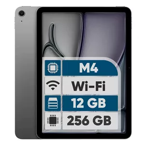 تبلت 11 اینچ اپل مدل iPad Air 2026 M4 Wi-Fi ظرفیت 256 گیگابایت و رم 12 گیگابایت، رزولوشن دوربین اصلی 12 مگاپیکسل، پشتیبا