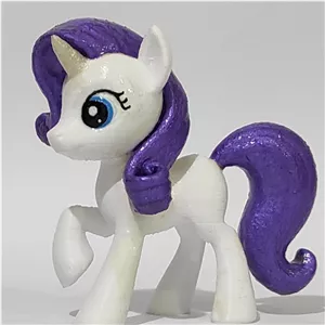اسباب بازی فیگور اسب پونی کوچولو رریتی Rarity