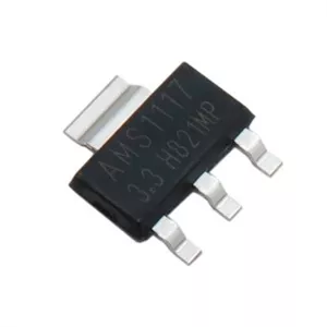 آی سی رگولاتور AMS1117 پکیج 3.3V) SOT223)
