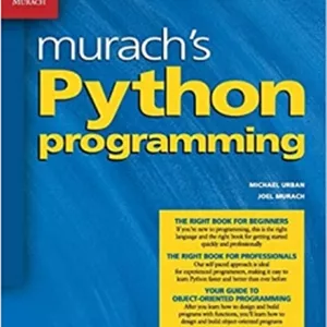 جلد معمولی سیاه و سفید_کتاب Murach s Python Programming