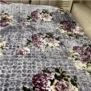 پتو کلودی یکنفره دورو برند یودی طرح بهشت