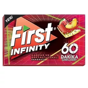 آدامس فرست با طعم هندوانه و هلو 27گرم 12بسته First