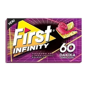آدامس فرست با طعم لیمو تمشک 27گرم 12بسته First