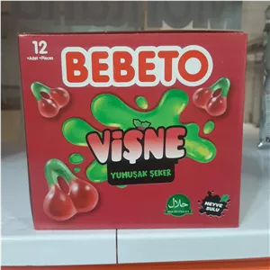پاستیل ببتو مدل گیلاس 80 گرم بسته 12 عددی Bebeto
