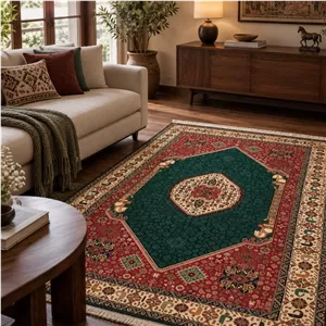 فرش گبه کد 537 سبز 3.37 متر
