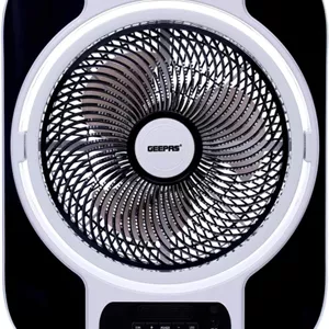 پنکه شارژی جیپاس GF98940 وات، باتری 12V 7Ah، چراغ LED و شارژدهی تا 40 ساعت