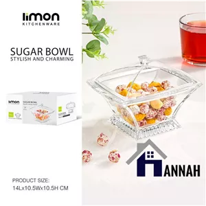 قندان 4گوش آکرولیک لیمون