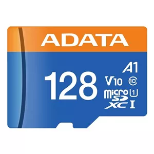 کارت حافظه microSDXC ای دیتا مدل Premier V10 A1 کلاس 10 استاندارد UHS-I سرعت 100MBps ظرفیت 128 گیگابایت
