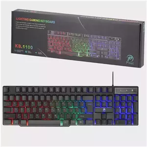 کیبورد سیمی گیمینگ پی نت P-NET KB-1100