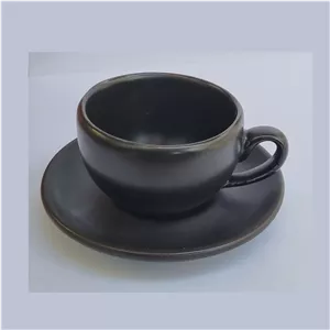 فنجان اسپرسو مشکی مات هتلی 12 پارچه