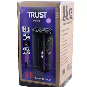 اسپیکر چمدانی trust + میکروفون و ریموت