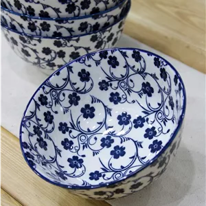 کاسه ماست گل آبی