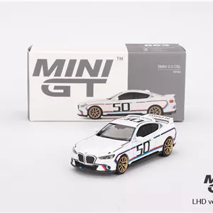 ماکت ۱:۶۴ بی ام وBMW 3.0 CSL White  ,Mini GT