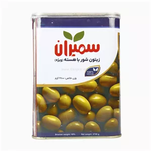 زیتون شور با هسته ویژه سمیران حلب 2700 گرمی