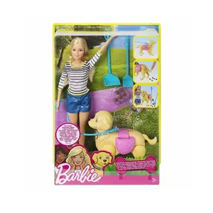 عروسک باربی مدل Barbie and her Dog Potty کد DWJ68