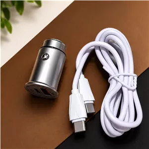 شارژر فندکی خودرو LDNIO مدل C506Q شارژ سریع 30 وات USB + Type-C 