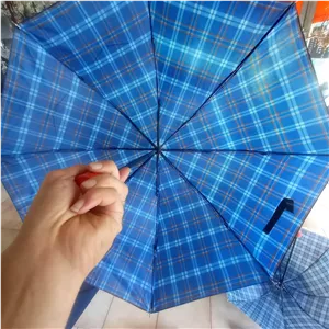 چتر چهارخانه تاشو ضدآب مقاوم و سبک زنانه و مردانه
