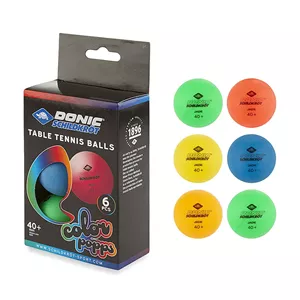 توپ پینگ پنگ دونیک شیلدکروت 40+ Colour Popps بسته 6 عددی