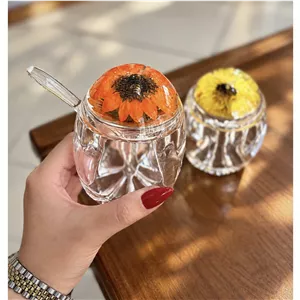 مربا خوری اکرلیک نشکن زیبا رنگ نارنجی