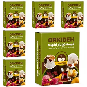 فیلتر چای ارکیده مدل کاغذی نخدار 50 بسته 60 عددی