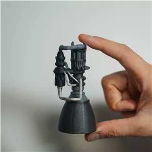 ماکت موتور SpaceX Raptor V3